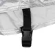 Oxford Aquatex Highscreen Scooter Hoch Plexiglas Motorradabdeckung Schwarz/Silber