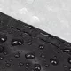 Oxford Aquatex Highscreen Scooter Hoch Plexiglas Motorradabdeckung Schwarz/Silber