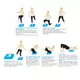 inSPORTline Brik Schaumstoff-Yogamatte - schwarz