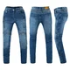 W-TEC Arikaro Damen-Moto-Jeans - blau