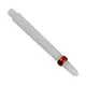 Bull's Ali 3mm Ersatzgriffring - silber - rot