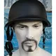 Sodager DH-001 Retro offener Motorradhelm - mattschwarz