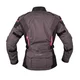 W-TEC Barbata Damen-Motorradjacke - černo-šedo-růžová