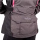 W-TEC Barbata Damen-Motorradjacke - černo-šedo-růžová