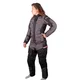 W-TEC Barbata Damen-Motorradjacke - černo-šedo-růžová