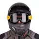 W-TEC Retron Motorradhelm mit Chesster Schutzbrille - Rostiges Grau
