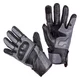 W-TEC Boldron Motorradhandschuhe aus Leder - schwarz-grau - schwarz-grau