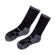 Höhere Socken aus Merino inSPORTline Meritic Crew AG+ antibakteriell - schwarz-grau