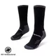 Höhere Socken aus Merino inSPORTline Meritic Crew AG+ antibakteriell - schwarz-grau - schwarz-grau