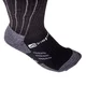 Merino-Socken inSPORTline Meritic Ski AG+ antibakteriell - schwarz-grau