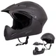W-TEC Campanero Mattschwarzer Downhill-Helm