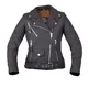 W-TEC Brinea Damen Motorrad Lederjacke - mattschwarz - mattschwarz