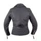 W-TEC Brinea Damen Motorrad Lederjacke - mattschwarz