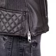 W-TEC Mantura Damen Lederjacke - dunkelbraun