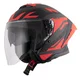 W-TEC Voltik Graphic Motorradhelm - Gelb - Rot