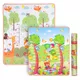 Rollende Kindermatte inSPORTline Lhotino 150x180x1,5 cm - Pláž/Farma - Žirafa/Strom