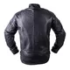 W-TEC Valebravo Leder Motorradjacke - schwarz