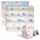 Faltbare Kindermatte inSPORTline Michlino 150x180x1,2 cm - Safari/Silnice - Město/Velryby