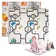 Faltbare Kindermatte inSPORTline Michlino 150x180x1,2 cm - Safari/Silnice - Safari/Silnice