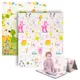 Faltbare Kindermatte inSPORTline Michlino 180x160x1,2 cm - Zvířátka abc/Zvířatka louka - Zvířátka abc/Zvířatka louka