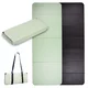Skládací podložka na cvičení inSPORTline Misette 180x61x0,8 cm - matcha zeleno-černá - matcha zeleno-černá