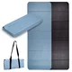 Skládací podložka na cvičení inSPORTline Misette 180x61x0,8 cm - matcha zeleno-černá - blau-schwarz