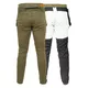 W-TEC Herren Cargotic Motorradhosen - olivgrün