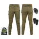 W-TEC Herren Cargotic Motorradhosen - olivgrün - olivgrün