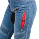 W-TEC Dynetis Damen-Moto-Jeans - blau