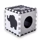 Schaumstoffpuzzle mit Laufstall inSPORTline Trastino 30,5x30,5x1 cm, 36Stück