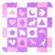 Schaumstoffpuzzle mit Laufstall inSPORTline Burgino 30,5x30,5x1 cm, 36St.