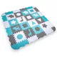 Schaumstoffpuzzle mit Laufstall inSPORTline Smarfino 30,5x30,5x1 cm, 36Stück