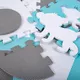 Schaumstoffpuzzle mit Laufstall inSPORTline Smarfino 30,5x30,5x1 cm, 36Stück
