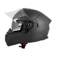 W-TEC Benidor Klapphelm - mattschwarz