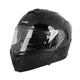 W-TEC Benidor Klapphelm - mattschwarz - schwarz glänzend