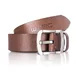 Leder-Gürtel W-TEC Pichoo - dunkelbraun