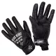 W-TEC Black Heart Darios Sommer-Motorradhandschuhe aus Leder - schwarz - schwarz