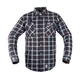 W-TEC Black Heart Respector II Hemd - rot-schwarz - černá s modrým pruhem