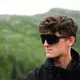 Sport-Sonnenbrille Tripoint Trerikesröset - Turquoise Smoke /w Pink Multi Cat.3