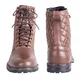 W-TEC Leocia Braun Damen-Moto-Stiefel