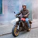 W-TEC Valebravo Leder Motorradjacke - schwarz