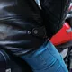 W-TEC Valebravo Leder Motorradjacke - schwarz