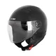 W-TEC Baraldo Open Helm - mattschwarz - schwarz glänzend