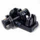 inSPORTline DuraBell® verstellbare Einhand-Hantel 5-41 kg