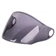 Ersatzvisier für W-TEC Barcela Helm - silber - qualm Farbe