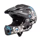 W-TEC Delgada Kinder-Downhill-Helm - Golden Stars