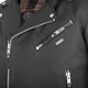 W-TEC Brineo Herren Lederjacke - mattschwarz
