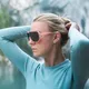 Sport-Sonnenbrille Tripoint Reschen - Matt Black Smoke /w Blue Multi Cat.3