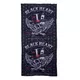 W-TEC Black Heart Scarfest Multifunktions-Nackenwärmer - Wings Skull