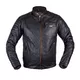 W-TEC Gradac Sommer-Motojacke aus Leder - schwarz - schwarz